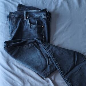 Liverpool Jeans Company Women's Dark Blue Straight Leg Jeans